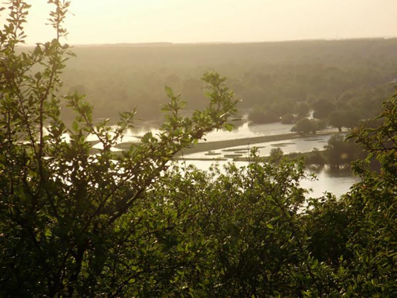 pogled na reku Dunav i Krčedinsku adu